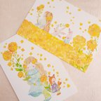 作品【再販】菜の花のポストカード　　二枚セット