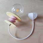 作品ピンクイエローペンダントランプ Frutti Lamp