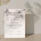 作品[A4]結婚証明書　立会人署名欄（あり/なし）選べます♪
