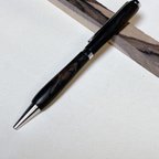 作品新生活の贈り物 #07 シャム柿　ウッドボールペン　黒インク