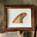 作品surf  wood fin