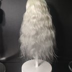作品bjd人形 レギュラーヘアバージョン　弾性ヘアネット 頭皮のシミュレーション ライトグリーン髪 1/6 bjdウィッグ