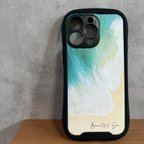 作品グリップケース＊海 名入れ可 iPhone(スマホ)ケース