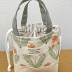 作品【送料無料】お花のミニミニトートバッグ