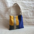 作品itoiro mini bag (blue mustard)