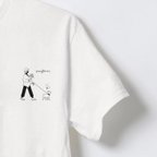 作品日本製 ワンポイント ロゴ Tシャツ M004