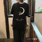 作品三日月ギターTシャツ（ブラック）