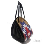 作品[SALE] Bona Onion kintyaku bag ボナ オニオンレザー巾着バッグ B.black