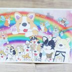 作品ウェルシュ葬儀ーステッカー【コーギー　犬　動物　ペット　かわいい　可愛い　プレゼント　贈り物　シール　雑貨】