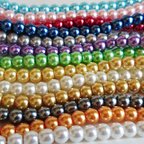 作品【選べる13色】ガラスパール・6mmラウンド(130個)［beads-163~175］