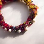 作品【MOCO】Yarn＆＆Beads Bracelet