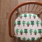 作品豆椅子　ベビーチェア　出産祝い　ハーフバースデー　名入れ『ツリー』