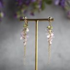 作品初夏を彩る藤の花ピアス/イヤリング