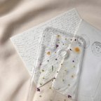 作品【オーダーメイド】 Androidケース "まるでお花畑のような押し花スマートフォンケース💐"