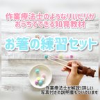 作品作業療法士のお箸練習トレーニング　知育玩具