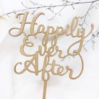 作品ケーキトッパー/ウェディング “Happily Ever After -末長く幸せに-”