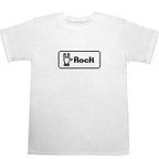 作品8 bit 『Rock』ボタン Tシャツ
