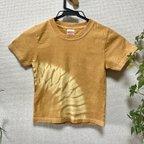 作品キッズTシャツ　草木染しぼり　