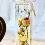 作品ハーバリウム♡ 薔薇　ドライフラワー