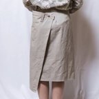 作品BEIGE WRAP SKIRT 【ベージュラップスカート 】