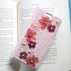 作品押し花 手帳型ケース IphoneX