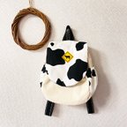 作品再販4回！🐄牛柄ベビーリュック【親子でお揃い】