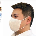 作品洗えるマスク200回継続的に使える抗菌三層にAg+ 銀イオンのマスクNO-19