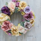 作品Wreath ～Rose Rose Rose～  40cm