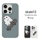 作品iPhone・Android対応 ホリデー・イン・ザ・キッズ（skate-12）のスマホケース iPhoneケース グレー ブラック クリアー