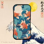 作品浮世絵風イラストグリップケース　iPhone各機種対応