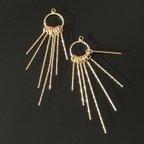 作品*2pcs*　メタル　タッセル　チャーム　アクセサリーパーツ