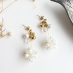 作品sparkling pearl beads ピアス／イヤリング