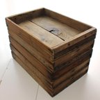 作品麺箱　ばんじゅう　古い木箱　古い箱　木箱　アンティークボックス　5箱セット