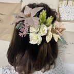 作品【美容師イチオシ】造花　ヘアアクセサリー