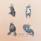 作品愛犬 愛猫 ペット 似顔 sv925 家の子 オーダーメイド シルバー アクセサリー ネックレス キーホルダー ブレスレット リング 