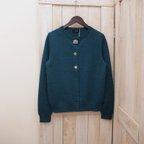 作品alpaca bijoux Cardigan teal green