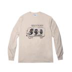 作品ベンガル　ネコ　ロンT　~ smiles bus　Longsleeve T-shirts ~　ｻﾝﾄﾞ