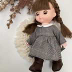 作品＊シンプルワンピース＊26cm前後のお人形服