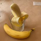 作品バナナのキャンドル