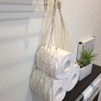 作品上品な気品のあるトイレットペーパーハンモック