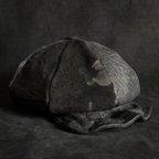 作品【Triangles Hat 】Wide variety of  leather casquette