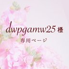 作品dwpgamw25様 専用ご注文ページ