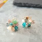 作品宝石ウニピアス