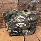 作品『【MM-038】CAMO/FREEサイズ』MAKAHA　ヘンリー&ジェシカステンシルリメイクランチトートBAG　henry