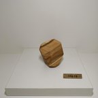 作品【00008】HOLZMUSTER　ホルツムスター　寄木　ウッドブロック　インテリアオブジェ　単体販売　小サイズ　