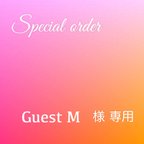 作品Guest  M様　専用ページ