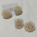 作品♡つぶつぶパールの贅沢ピアス♡