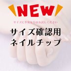 作品【新】サイズ確認用ネイルチップ