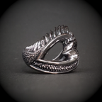 作品Heart Wing Ring ハート 翼 龍