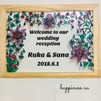 作品wedding welcome board❤︎6❤︎